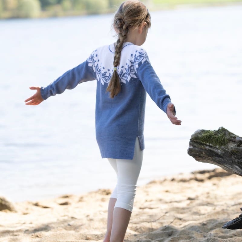 Strikk The Look: Gill-genser gråblå