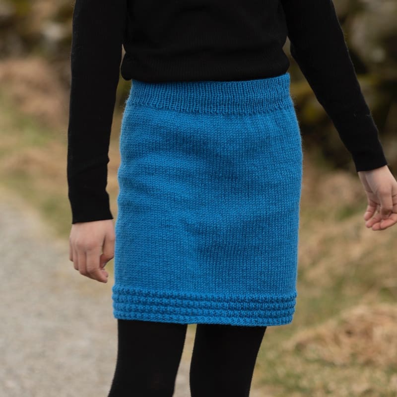 Strikk The Look:  Ginger-skjørt orange