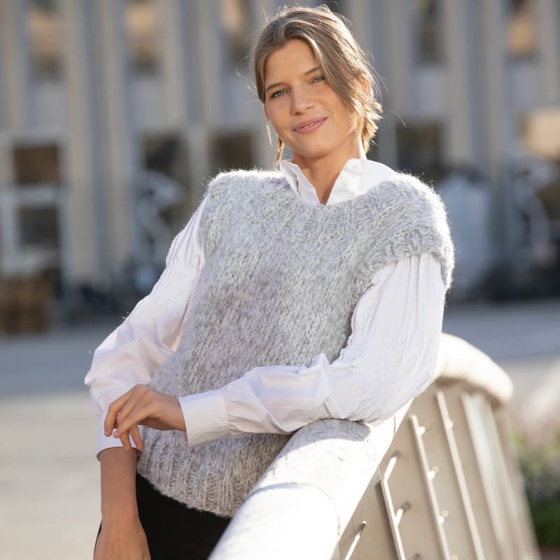 Strikk The Look: Grey-vest