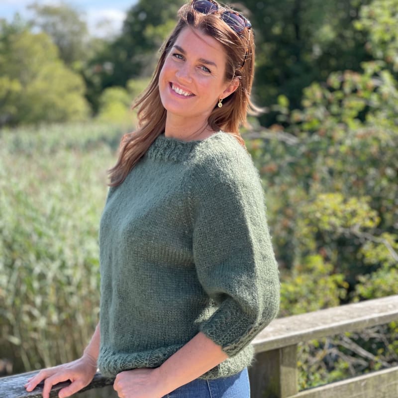 Strikk The Look: Gulla-topp grønn