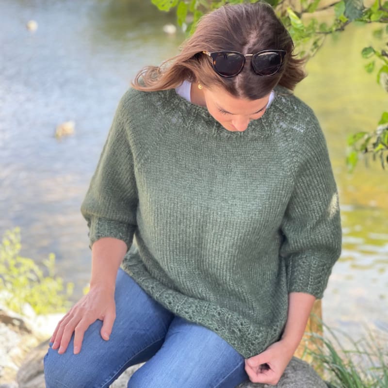 Strikk The Look: Gulla-topp grønn