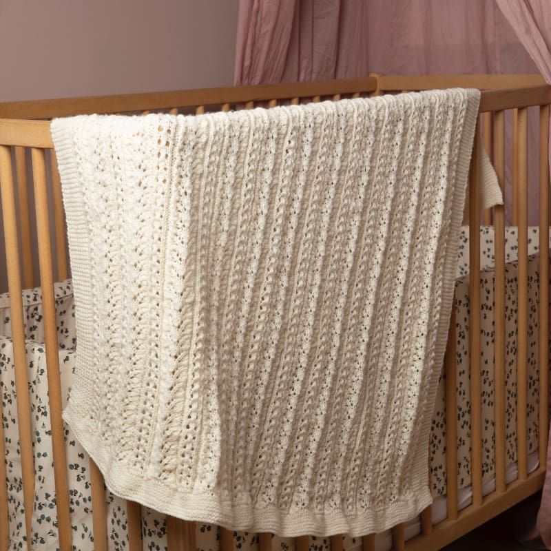 Strikk The Look: Gulli-babyteppe