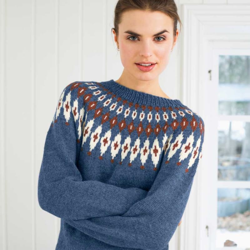 Strikk The Look: Gyri-genser denim