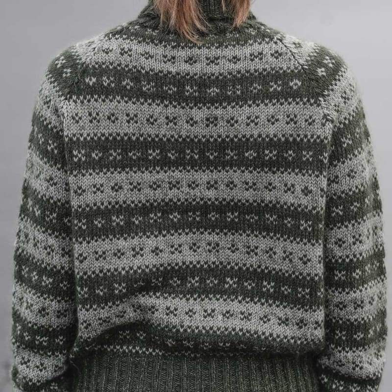 Strikk The Look: Håndballgenser armygrønn