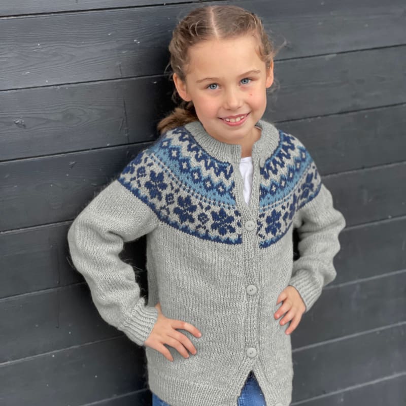 Strikk The Look: Ida-jakke barn