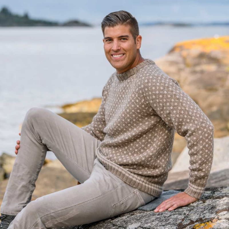 Strikk The Look: Islender lys brun