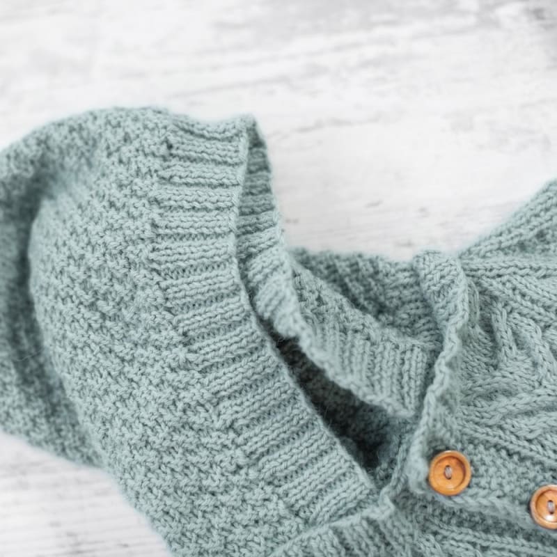 Strikk The Look: Jakke lys blå barn