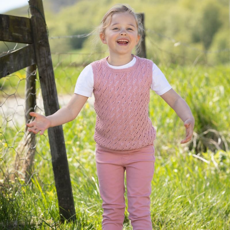 Strikk The Look: Jåt sommertopp barn