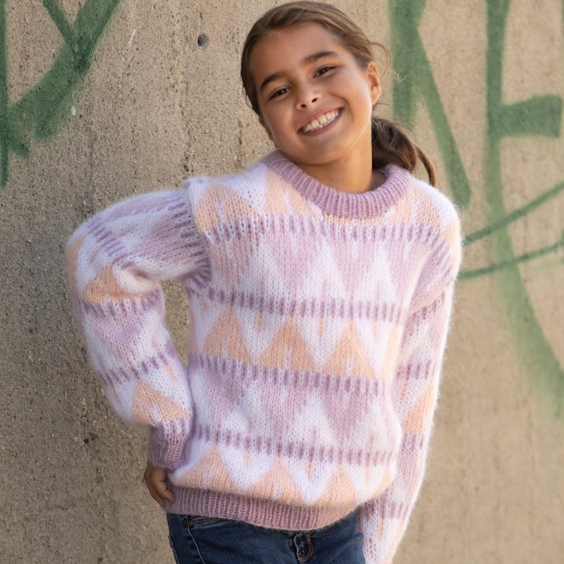 Strikk The Look: Jazz-genser barn