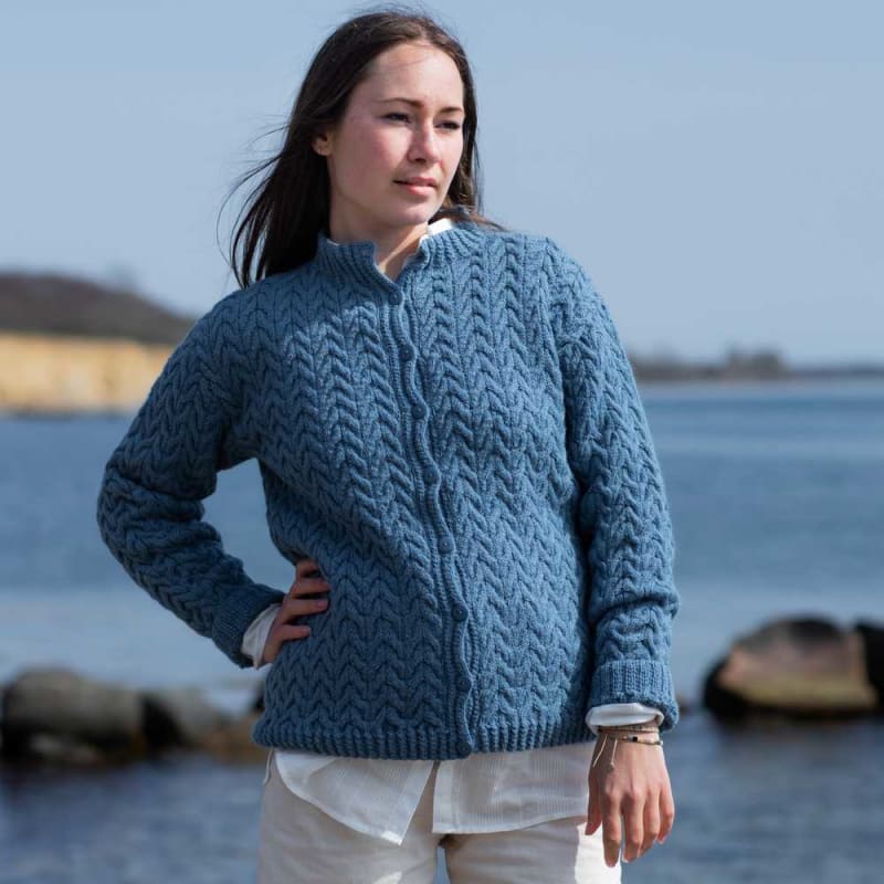 Strikk The Look: Julia-jakke lys denim