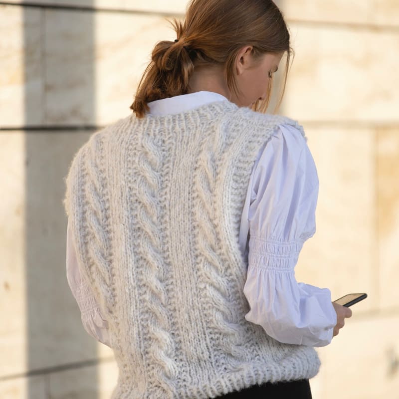 Strikk The Look: Kabel-vest