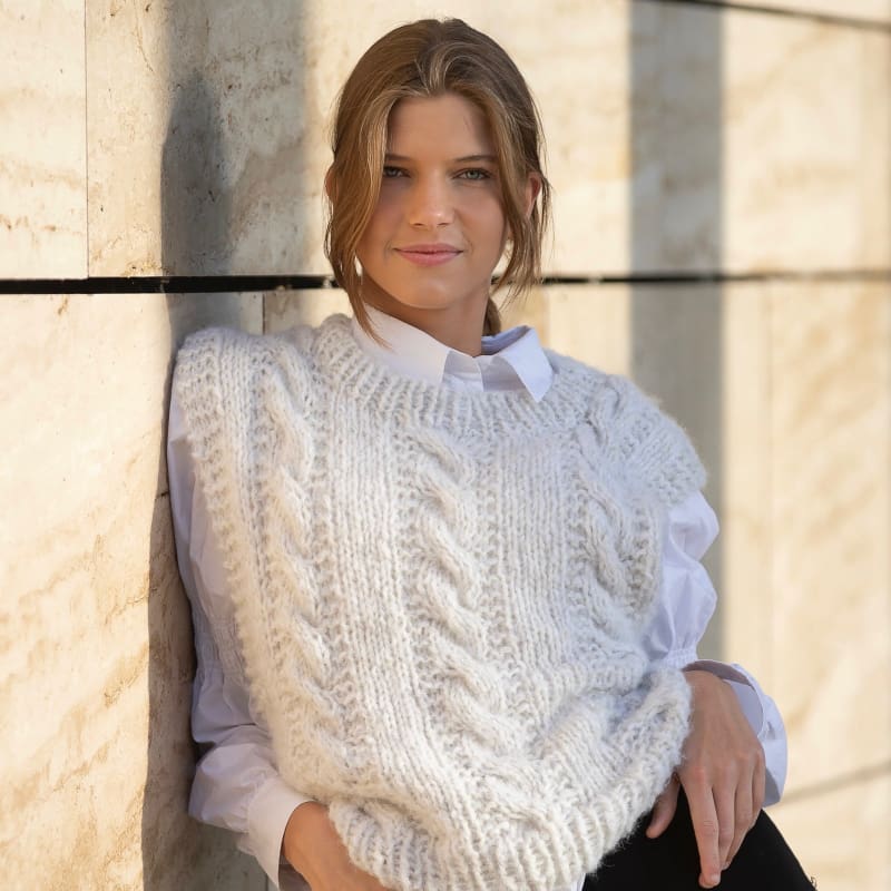 Strikk The Look: Kabel-vest