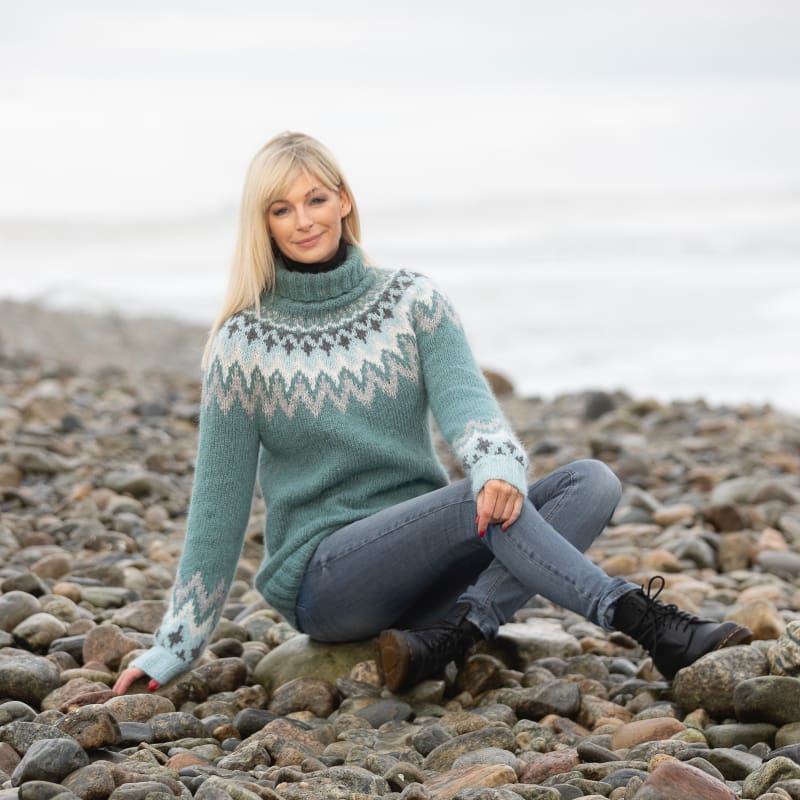 Strikk The Look: Kathrine-genseren petrol