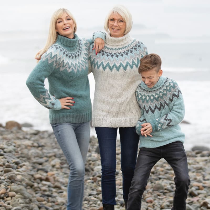 Strikk The Look: Kathrine-genseren petrol