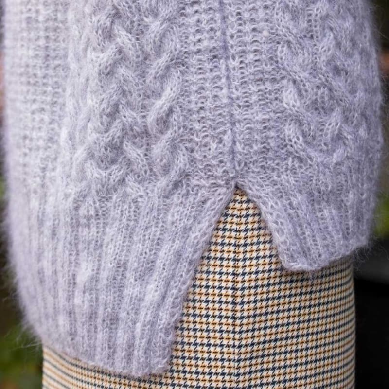 Strikk The Look: Kia-genser grå