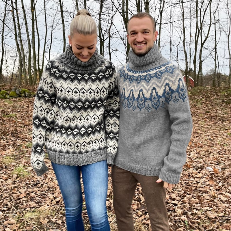 Strikk The Look: Klaki-genser grå