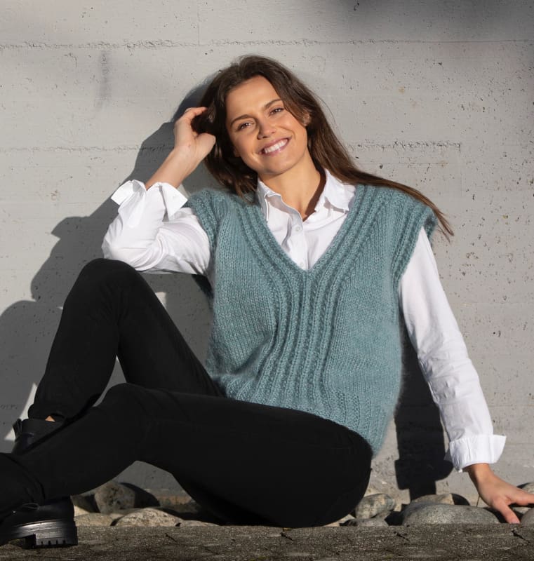 Strikk The Look: Klar-vest