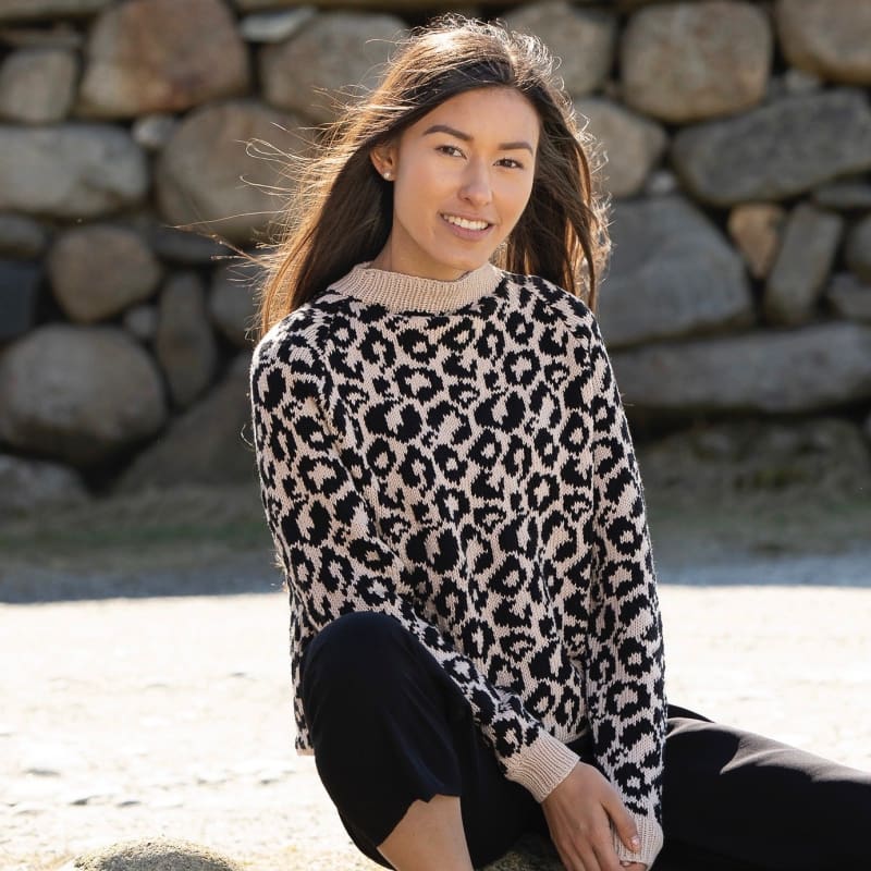 Strikk The Look: Leopard-genser