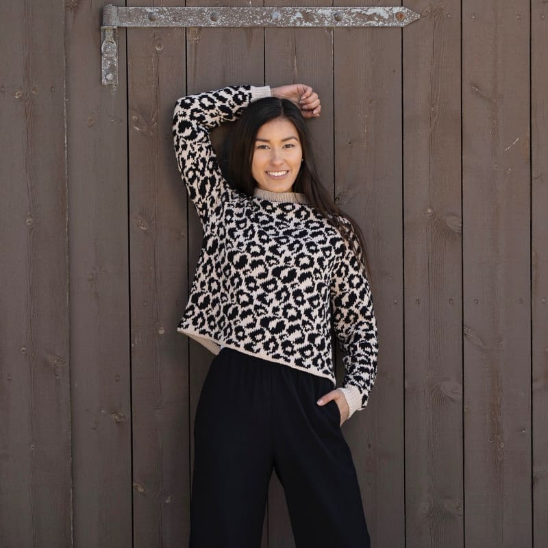 Strikk The Look: Leopard-genser