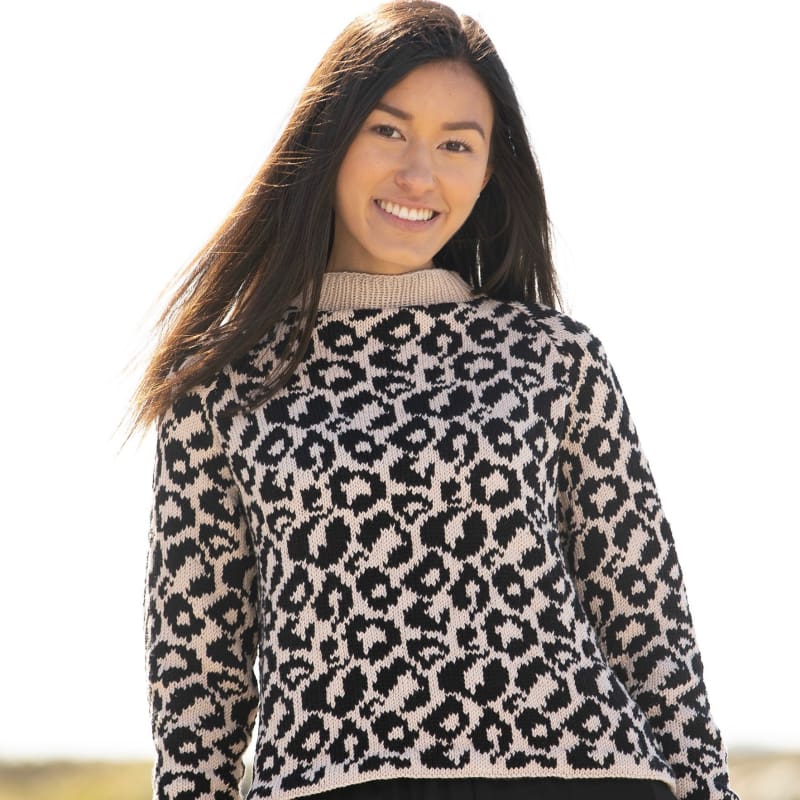 Strikk The Look: Leopard-genser