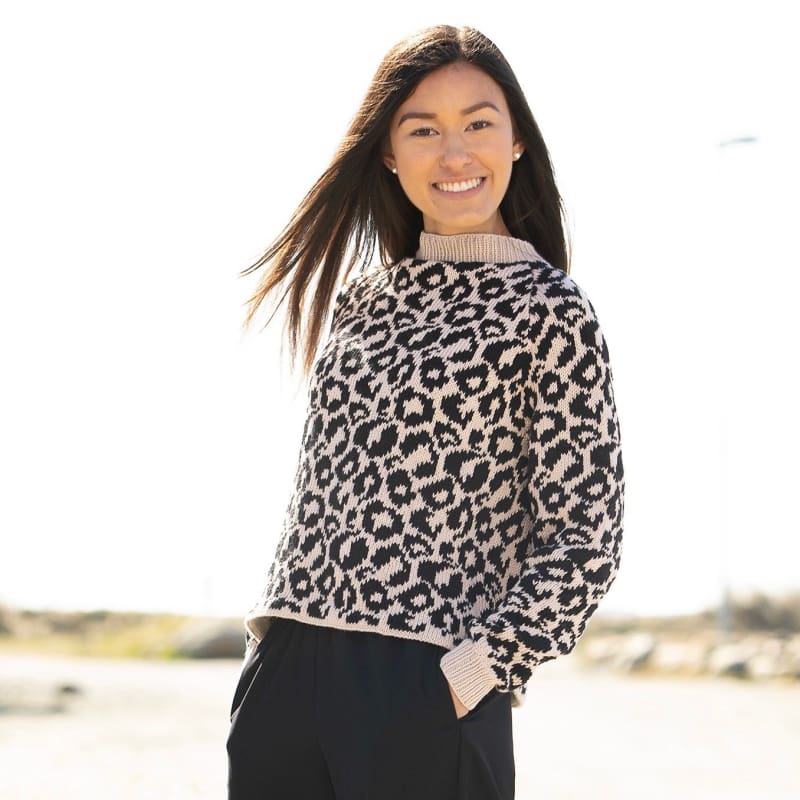 Strikk The Look: Leopard-genser