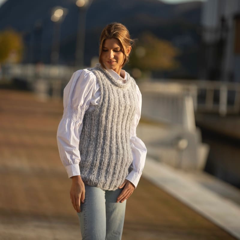 Strikk The Look: Long-vest