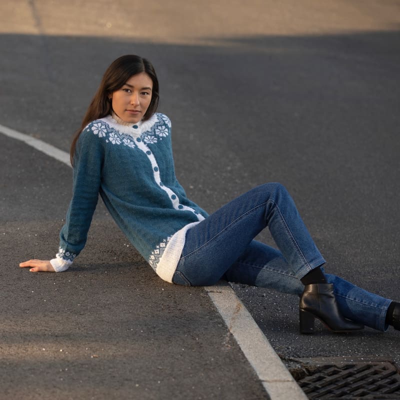 Strikk The Look: Lydia-jakke petrol