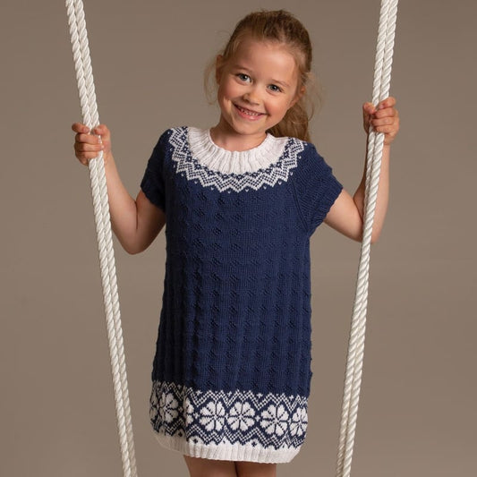 Strikk The Look: Lydia-tunika mørk blå