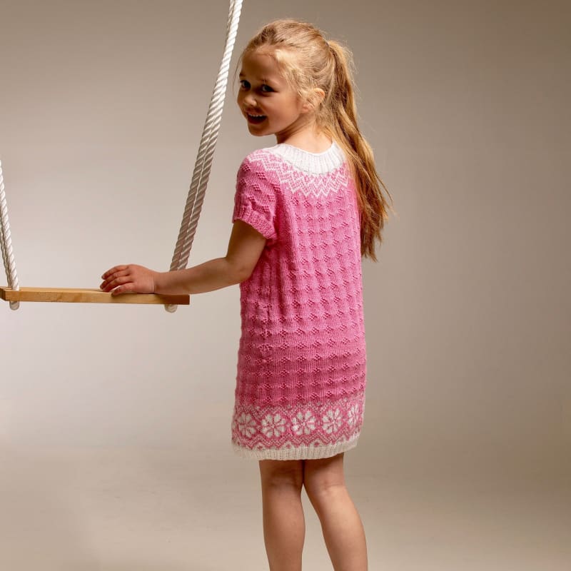 Strikk The Look: Lydia-tunika rosa