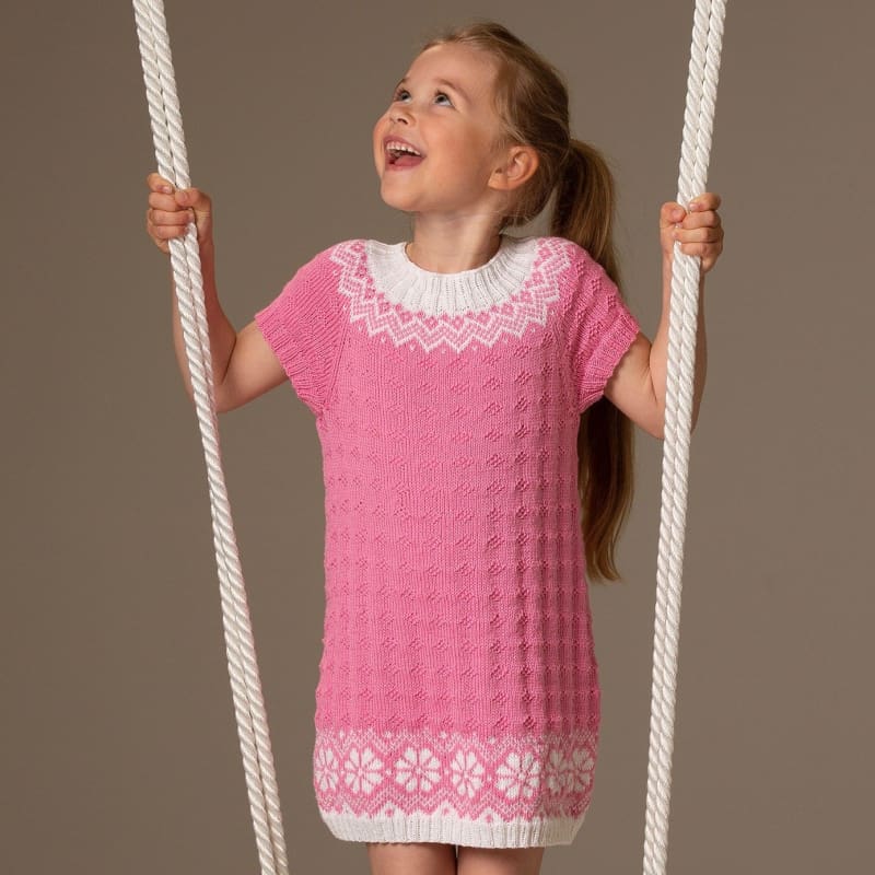 Strikk The Look: Lydia-tunika rosa