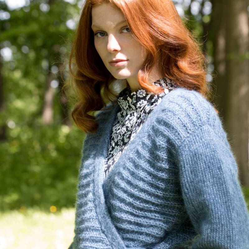 Strikk The Look: Macaron-jakke denim