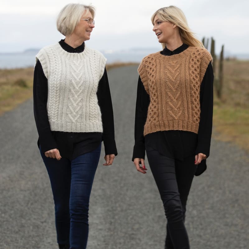 Strikk The Look: Mor-vest natur