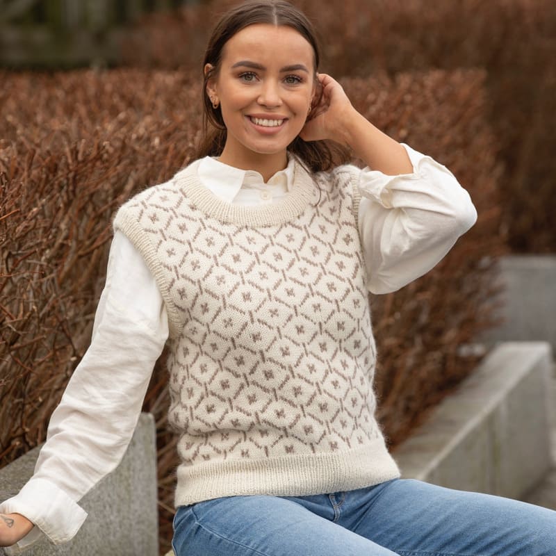 Strikk The Look: Mynte-vest