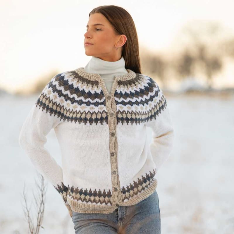 Strikk The Look: Nellik-jakke natur