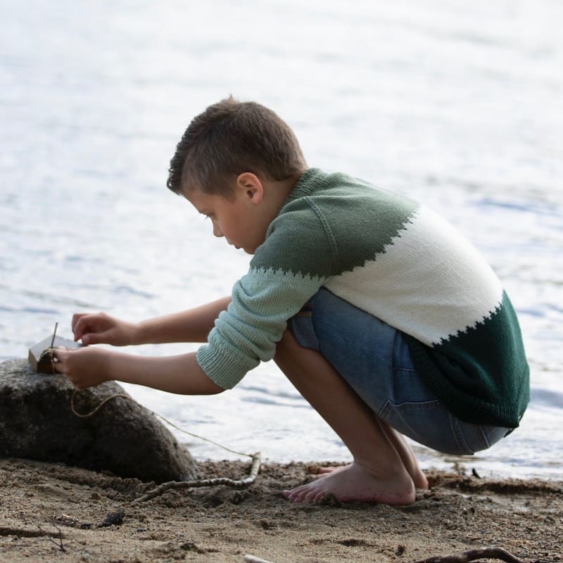 Strikk The Look: Nico-genser grønn