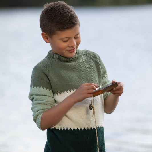 Strikk The Look: Nico-genser grønn