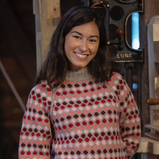 Strikk The Look: Oppfinner-genseren beige