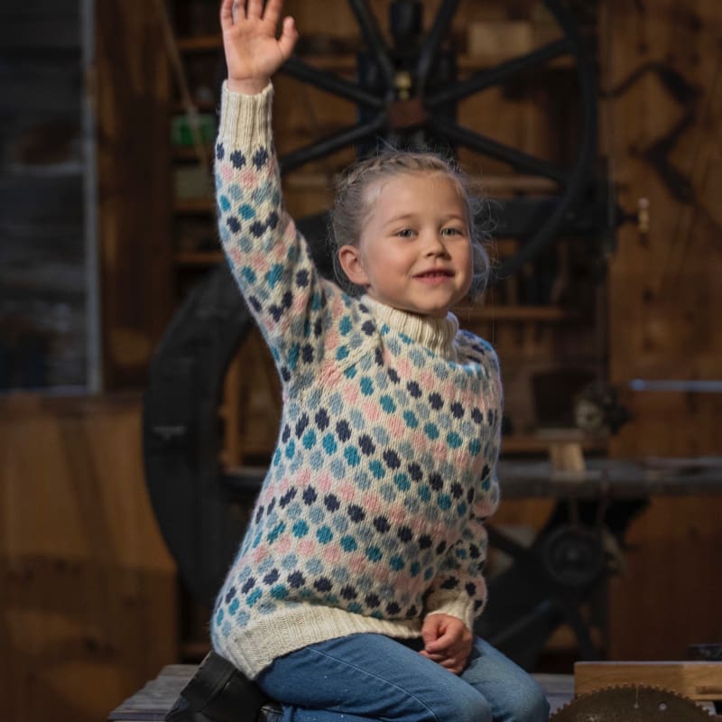Strikk The Look: Oppfinner-genseren barn natur