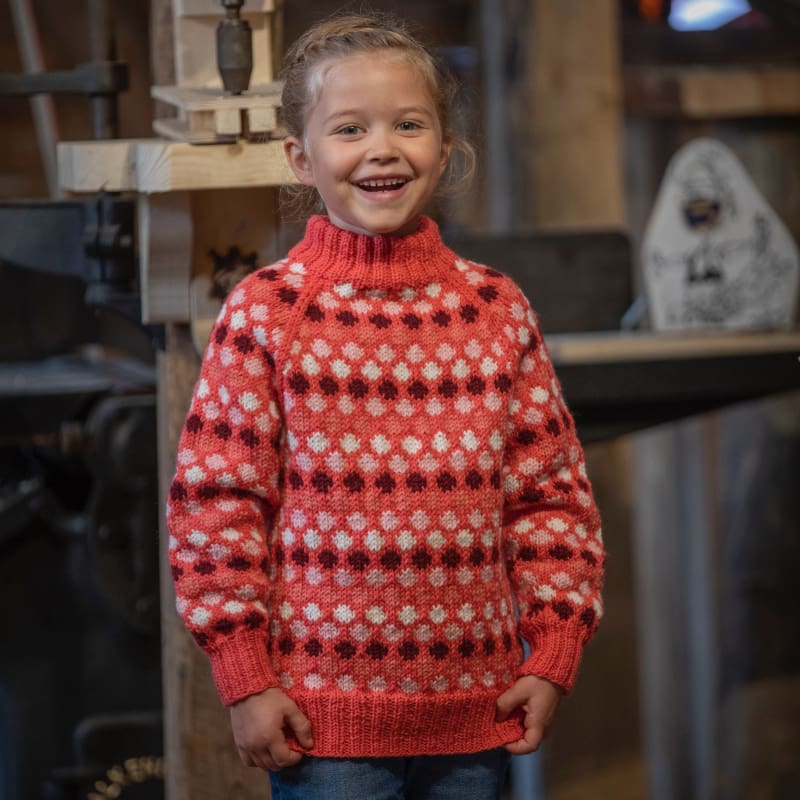 Strikk The Look: Oppfinner-genseren barn rosa