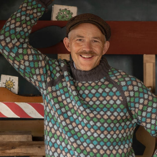 Strikk The Look: Oppfinner-genseren stålgrå