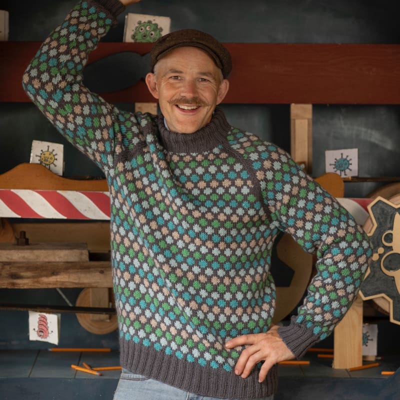 Strikk The Look: Oppfinner-genseren stålgrå