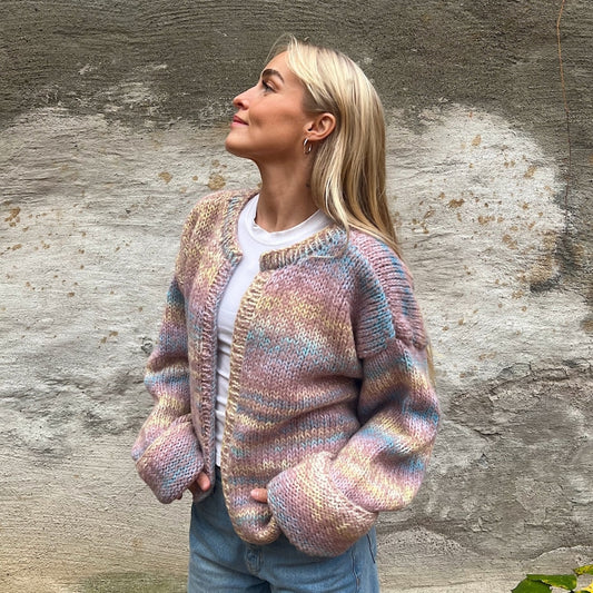 Strikk The Look: Øyunn jakke pastell