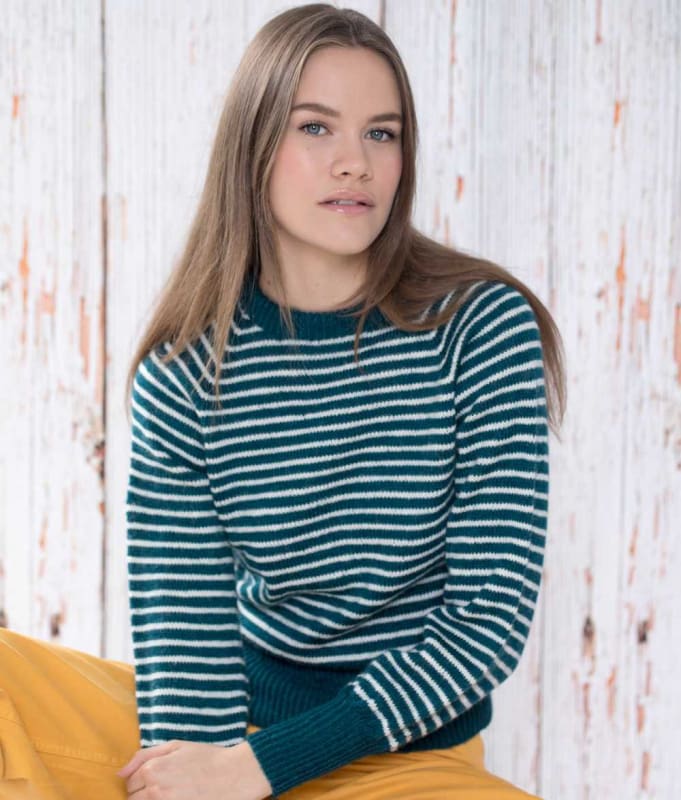 Strikk The Look: Pernilla-genser marine