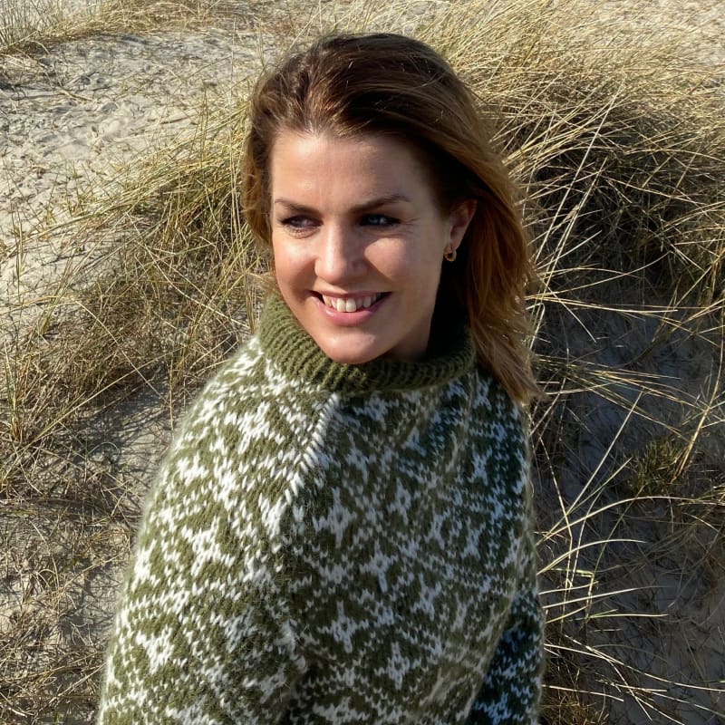 Strikk The Look: Plinga-genser grønn