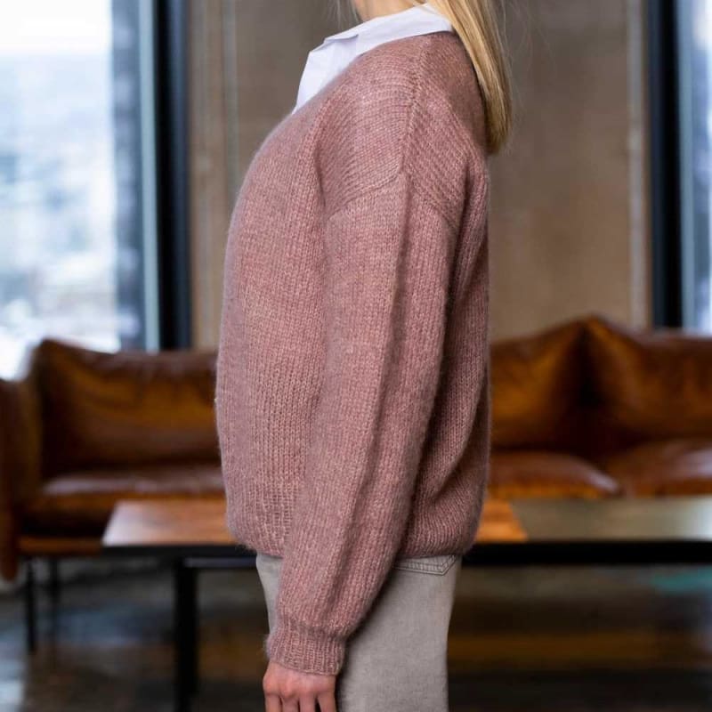 Strikk The Look: Dugg-jakke rose