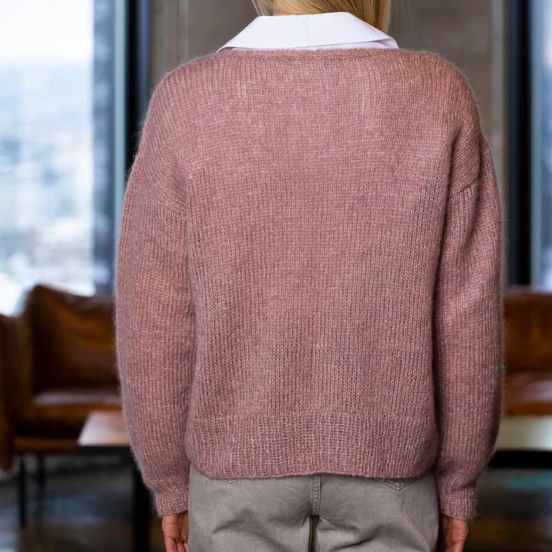 Strikk The Look: Dugg-jakke rose