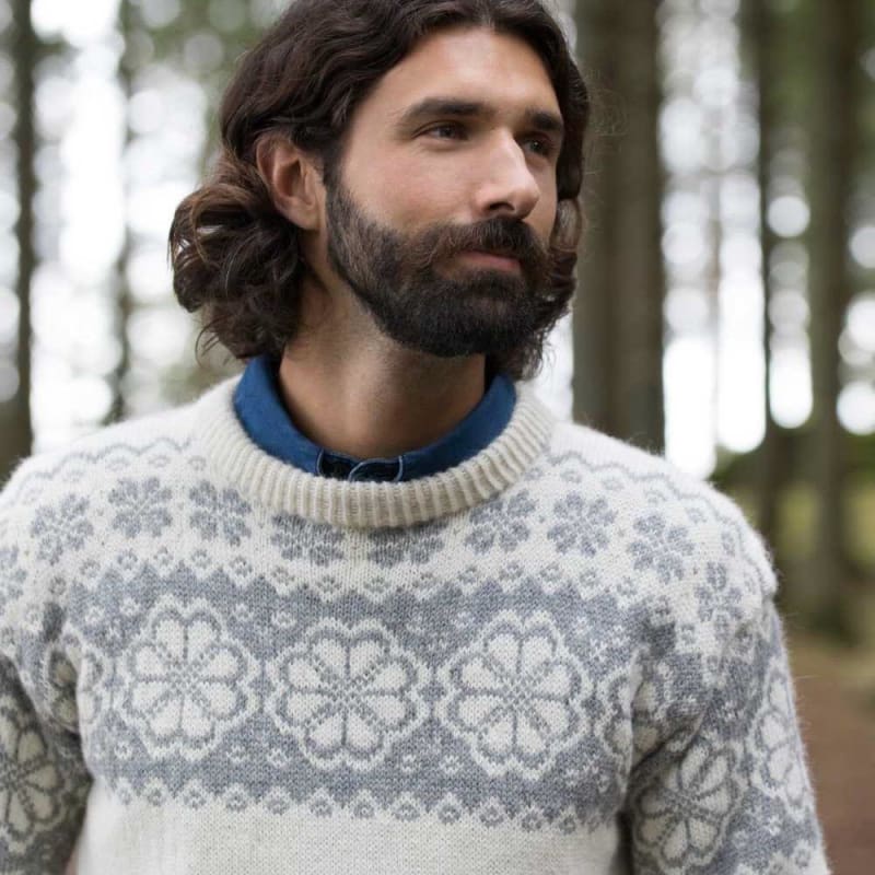 Strikk The Look: Q-Symre-genser herre natur