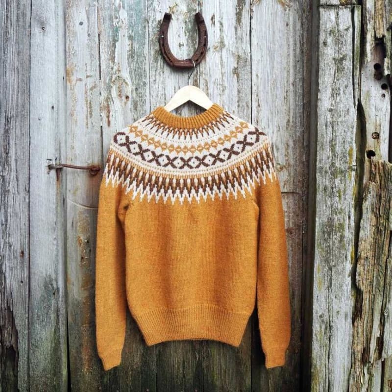 Strikk The Look: Rallar-genser currygul