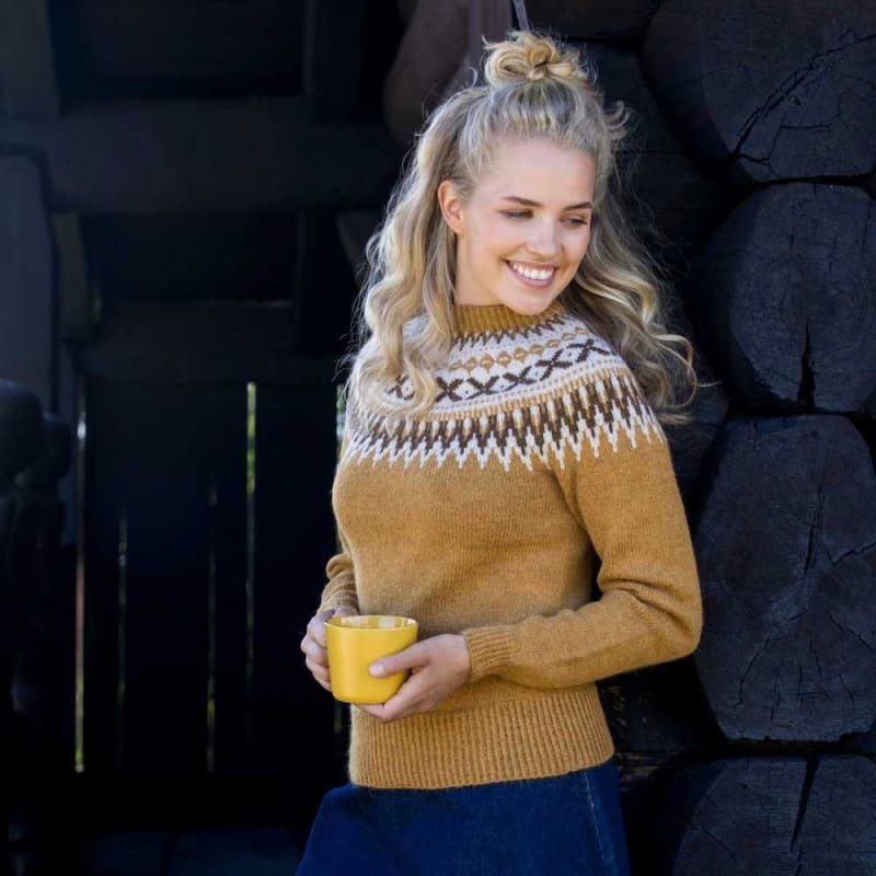 Strikk The Look: Rallar-genser currygul