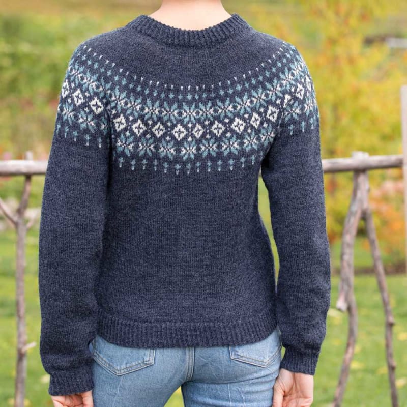 Strikk The Look: Rein-genser denim